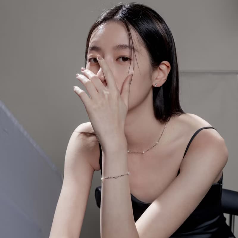 【送禮推薦】優雅。葉型珍珠手鍊