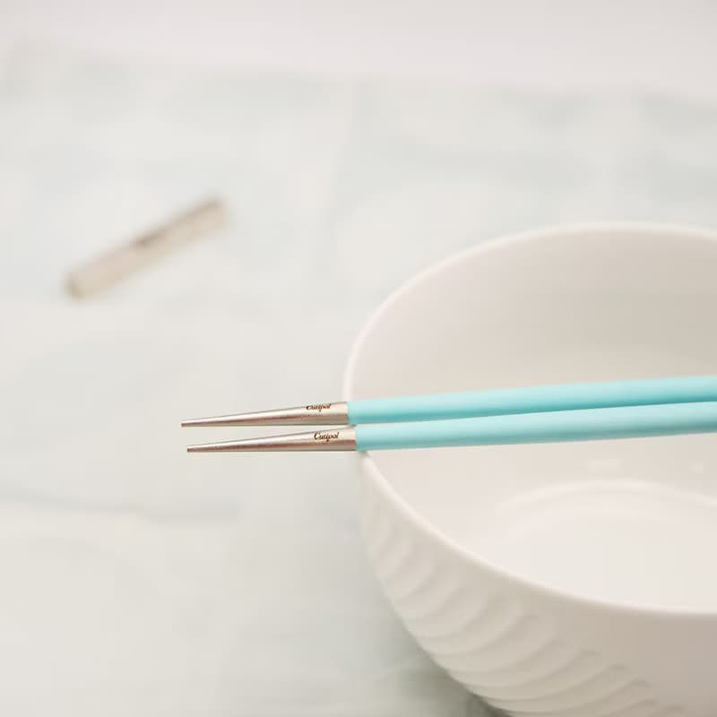 葡萄牙 Cutipol  GOA   蒂芬妮銀  中餐三件組(叉匙筷子組)