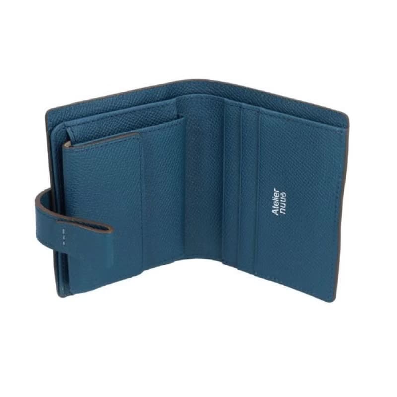 Atelier nuu noble 對開小包 灰褐色 日本豐岡鞄