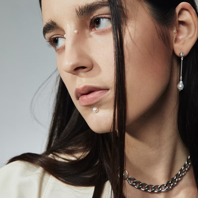 尼普頓珍珠不對稱耳環  Neptune asymmetrical pearl earrings