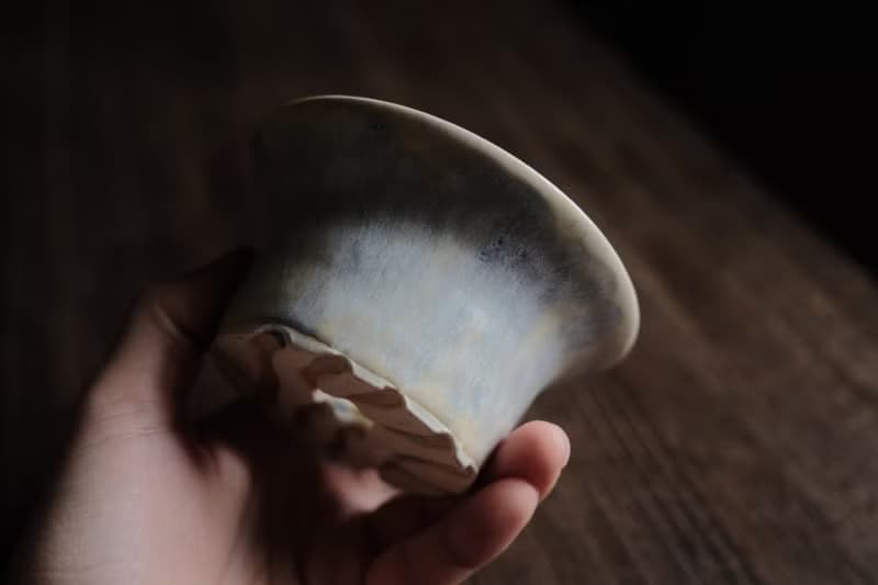 沒有晚霞的秋季傍晚・敞口花盆2