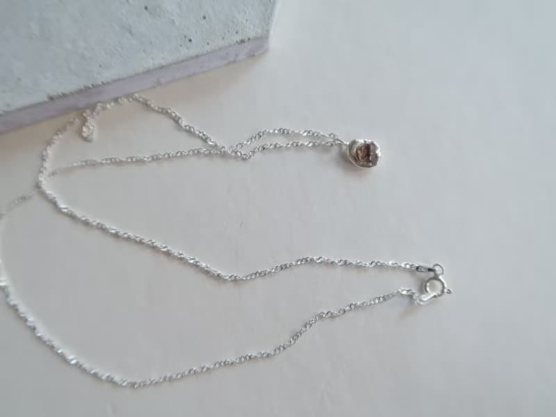 925純銀 原焠 彩色 藍寶石 尖晶石 水波鍊 項鍊 免費送禮包裝