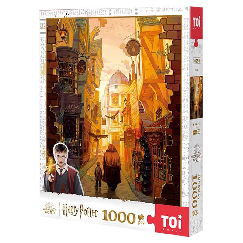 TOi 圖益【對角巷】哈利波特系列拼圖1000片IPDIY動漫插畫桌遊