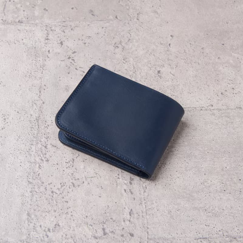 翻蓋證件零錢袋短夾 Coin Wallet / 藍色 Navy
