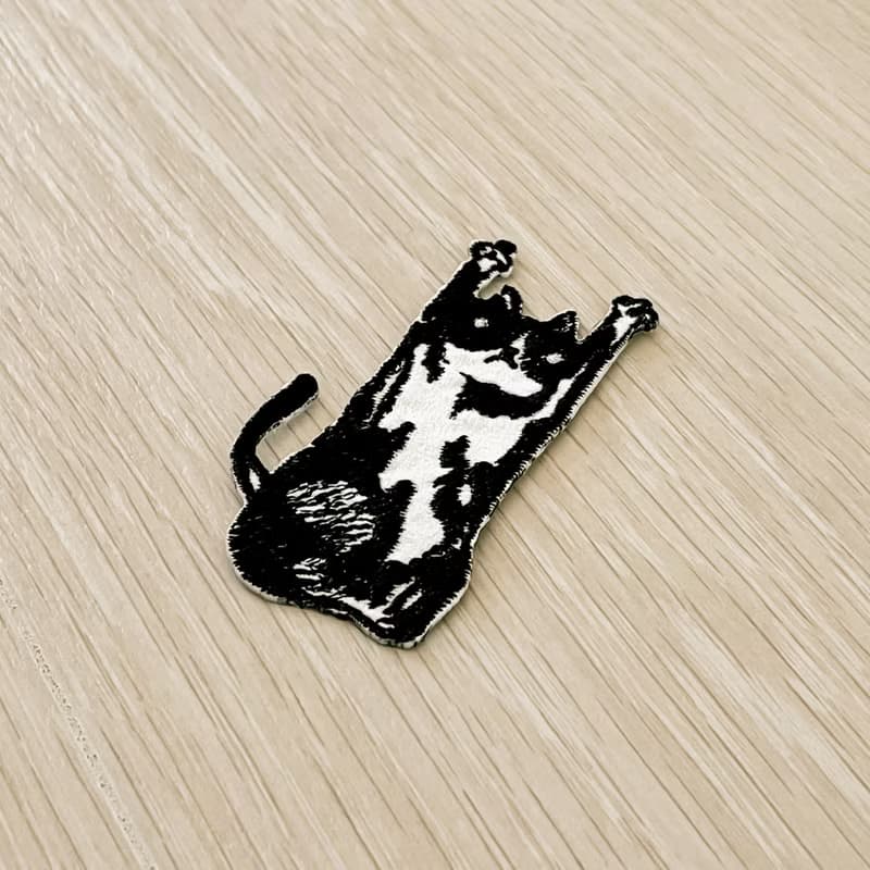 【人類貓貓】簡約風格|燙貼|刺繡貼紙|撕開即貼
