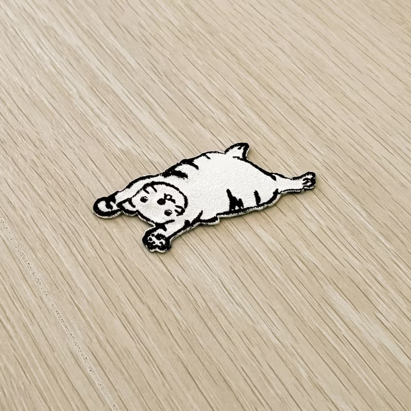 【人類貓貓】簡約風格|燙貼|刺繡貼紙|撕開即貼