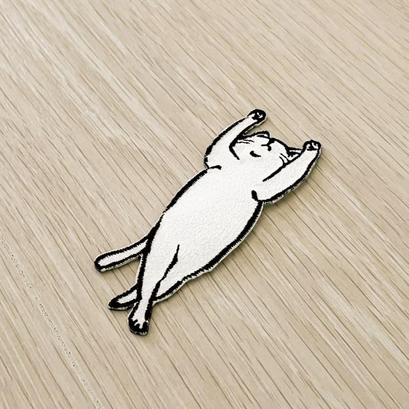 【人類貓貓】簡約風格|燙貼|刺繡貼紙|撕開即貼