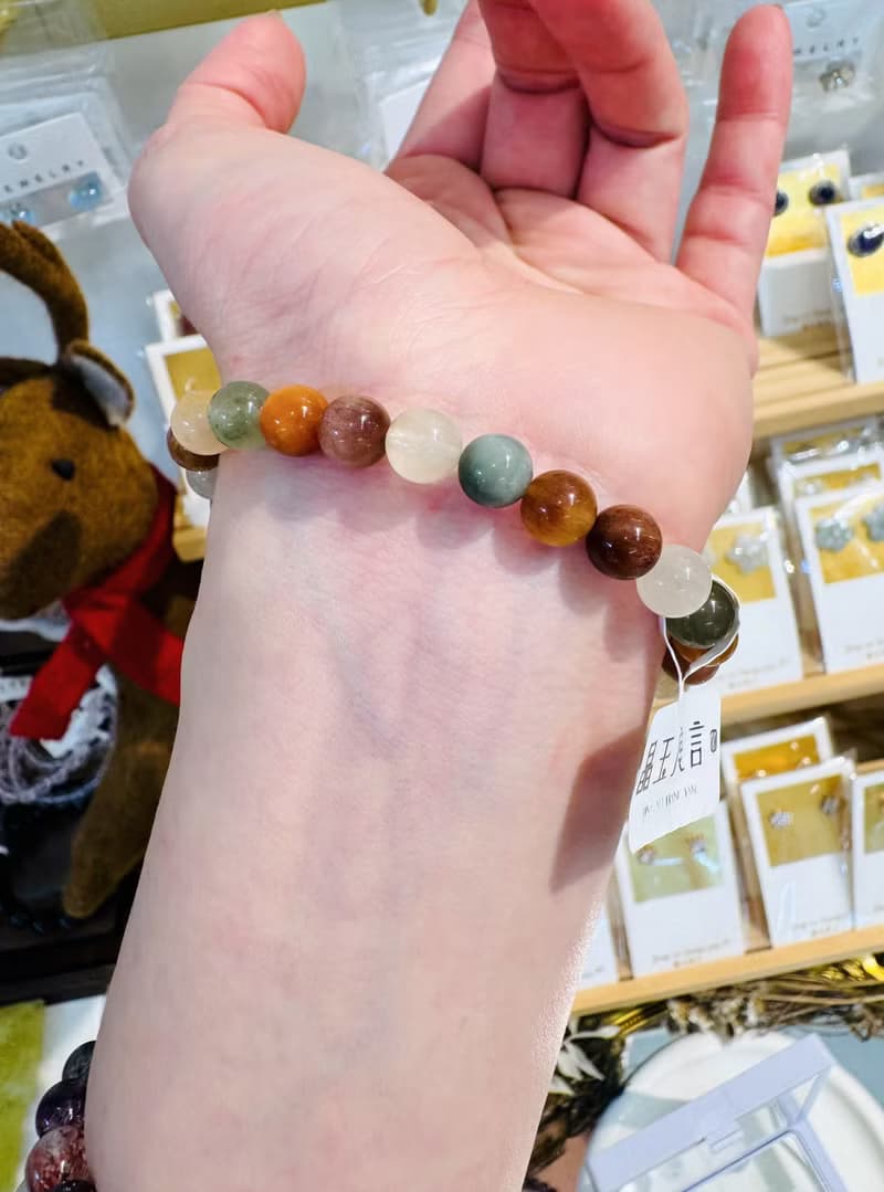 小資本滿順彩兔毛水晶7.5mm14.84g滿毛順髮強光正向積極遠離負面