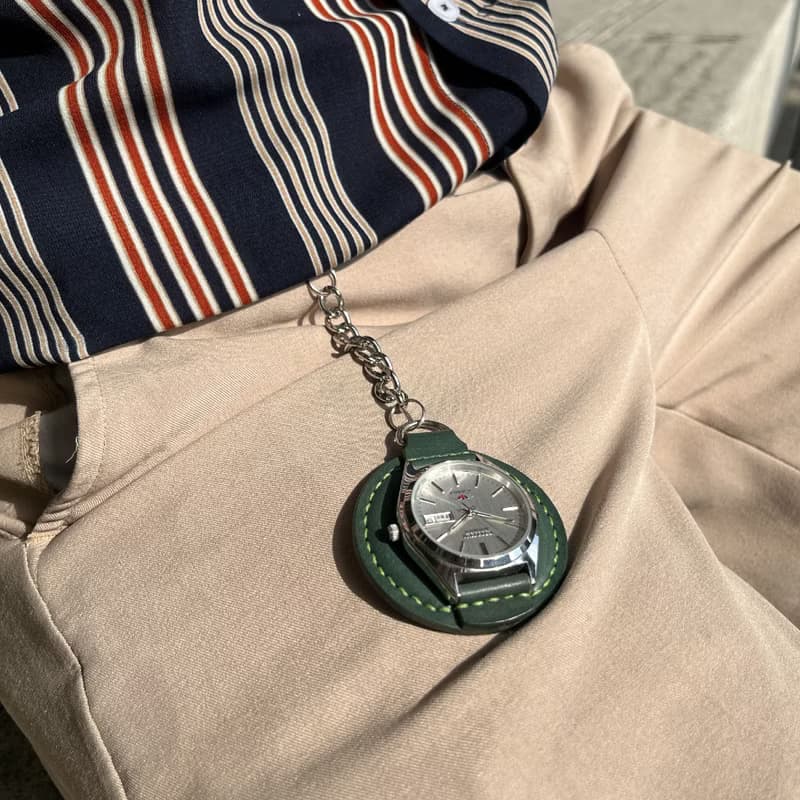 真皮懷錶 ( 手錶改懷錶 )