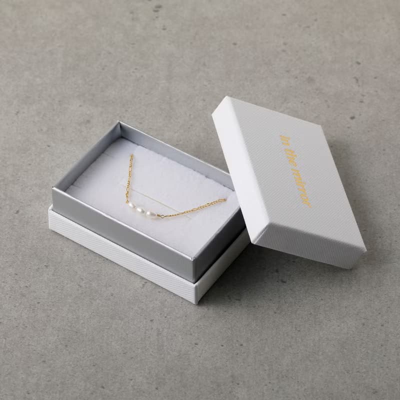 3 pearls magnet bracelet GD ニッケルフリーマグネットブレスレット　磁石で着脱簡単な淡水パールブレスレット　ゴールド