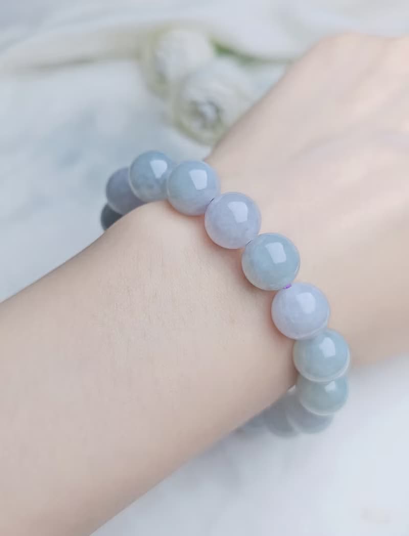招財•貴人•圓滿|春彩大卡珠|緬甸A貨翡翠手串珠串