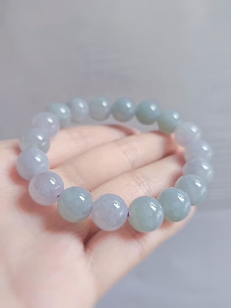 招財•貴人•圓滿|春彩大卡珠|緬甸A貨翡翠手串珠串