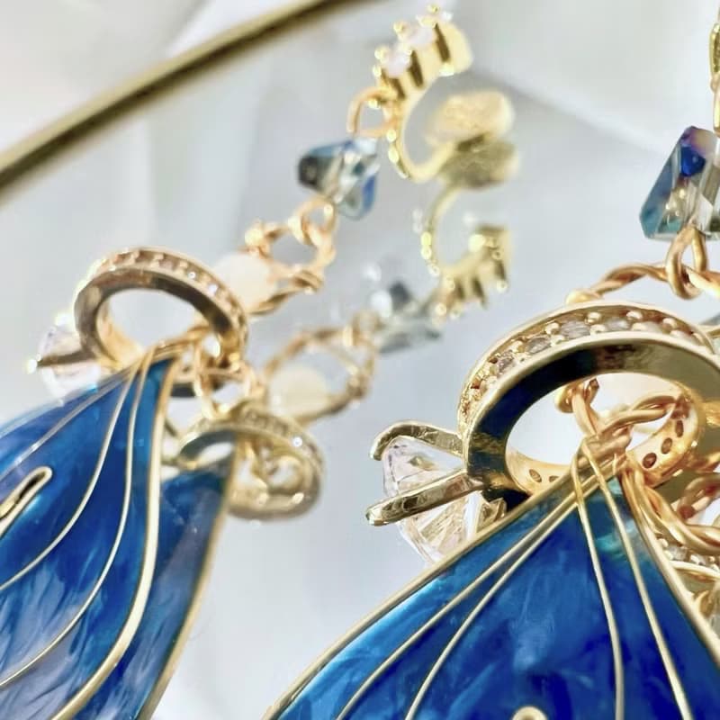 Thetis' Royal Azure Earrings | 蘇忒的皇家耳飾