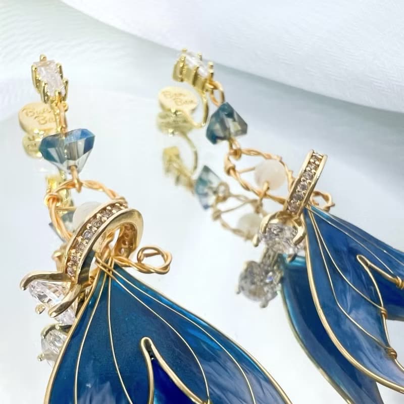 Thetis' Royal Azure Earrings | 蘇忒的皇家耳飾