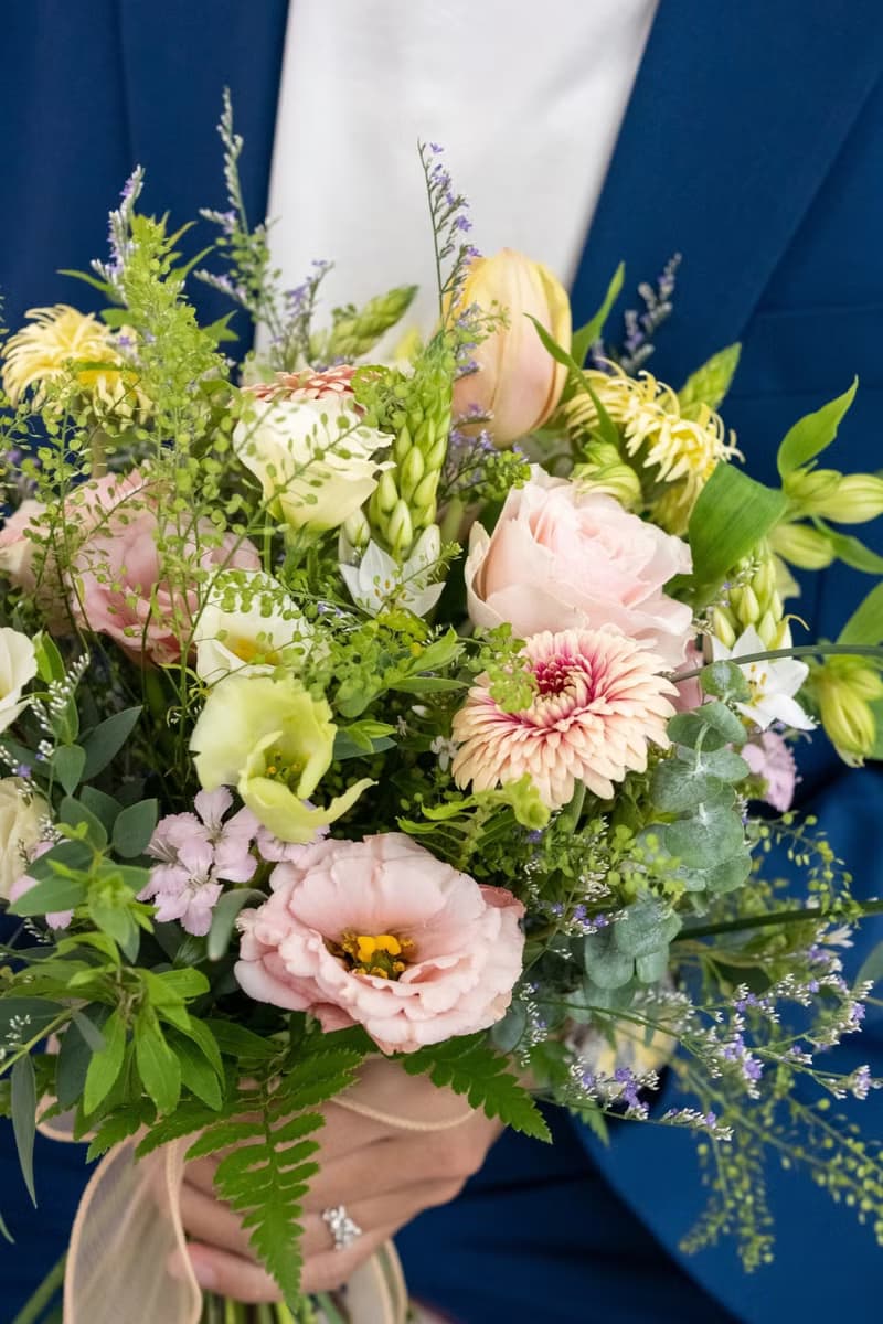 自然風鮮花束 新娘捧花/ 花束 / 可自取  (圖片僅供參考依照需求)