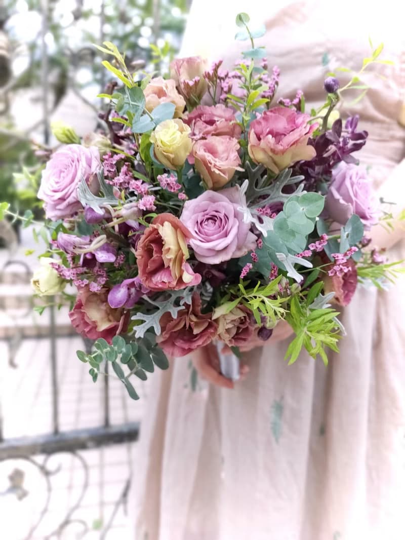 自然風鮮花束 新娘捧花/ 花束 / 可自取  (圖片僅供參考依照需求)