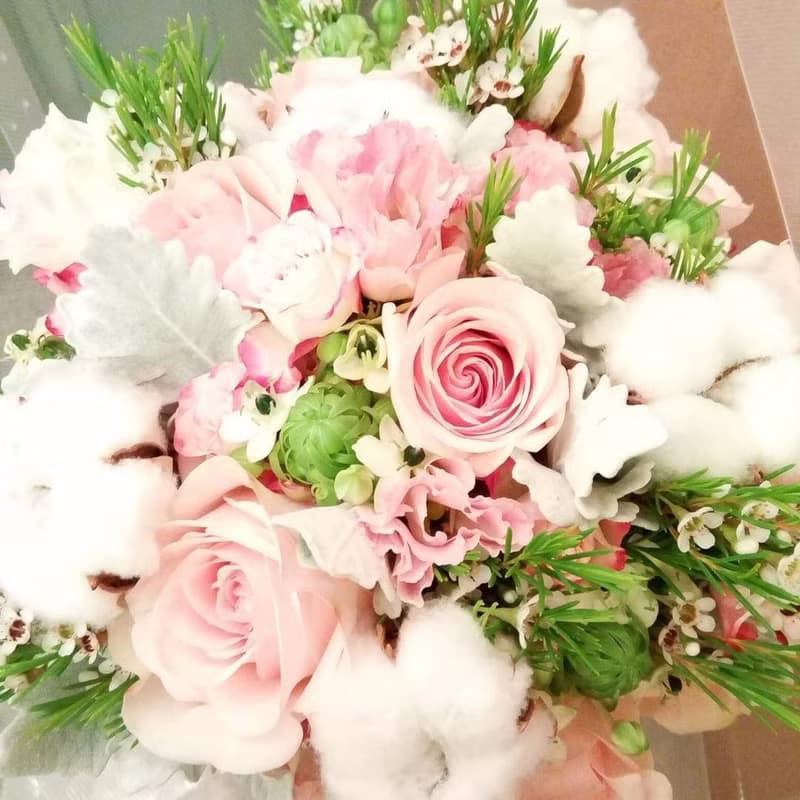 自然風鮮花束 新娘捧花/ 花束 / 可自取  (圖片僅供參考依照需求)