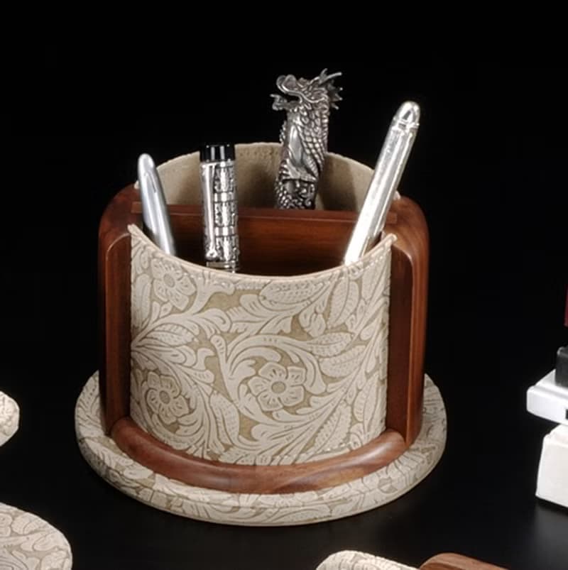 【BESTAR】巴拉克花紋收納筆筒