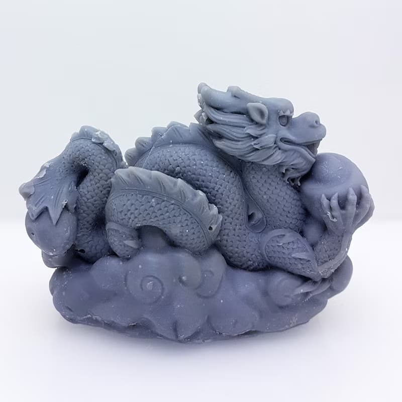 純天然精油手工皂 - 3D 黱雲發財龍 立體造型皂 備長炭冷製皂