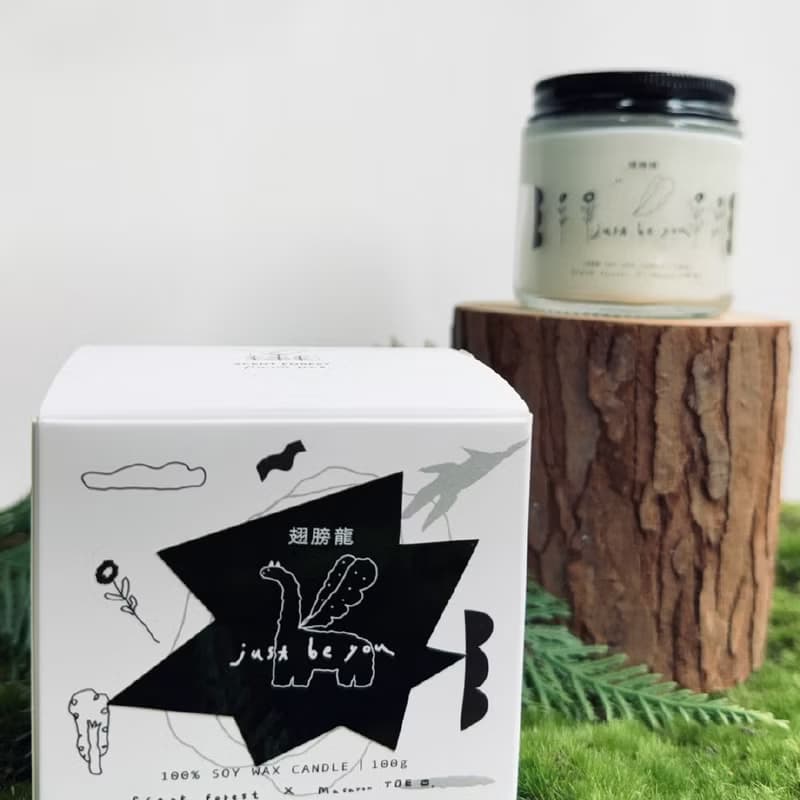【全新聯名】馬卡龍腳趾x香氛森林聯名款100g大豆蠟燭