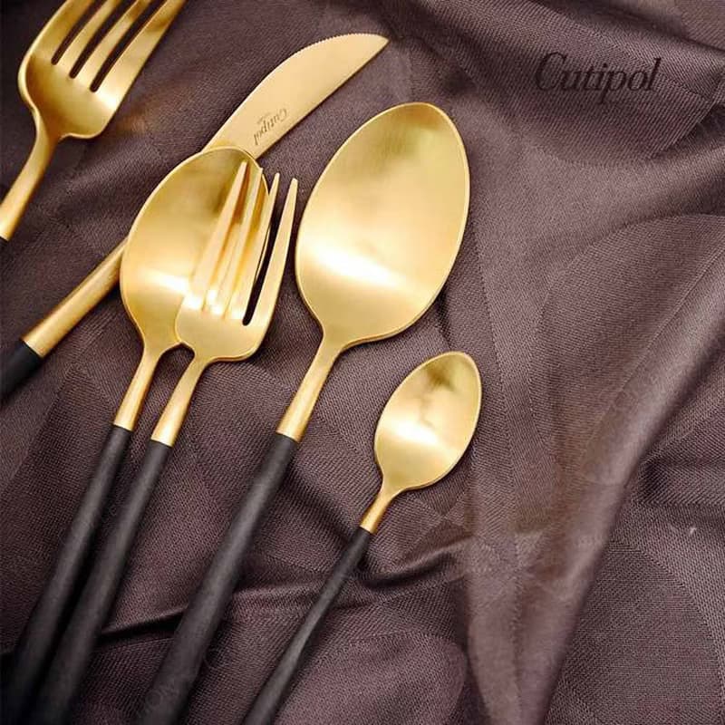 NOOR系列黑金23.3CM主餐刀