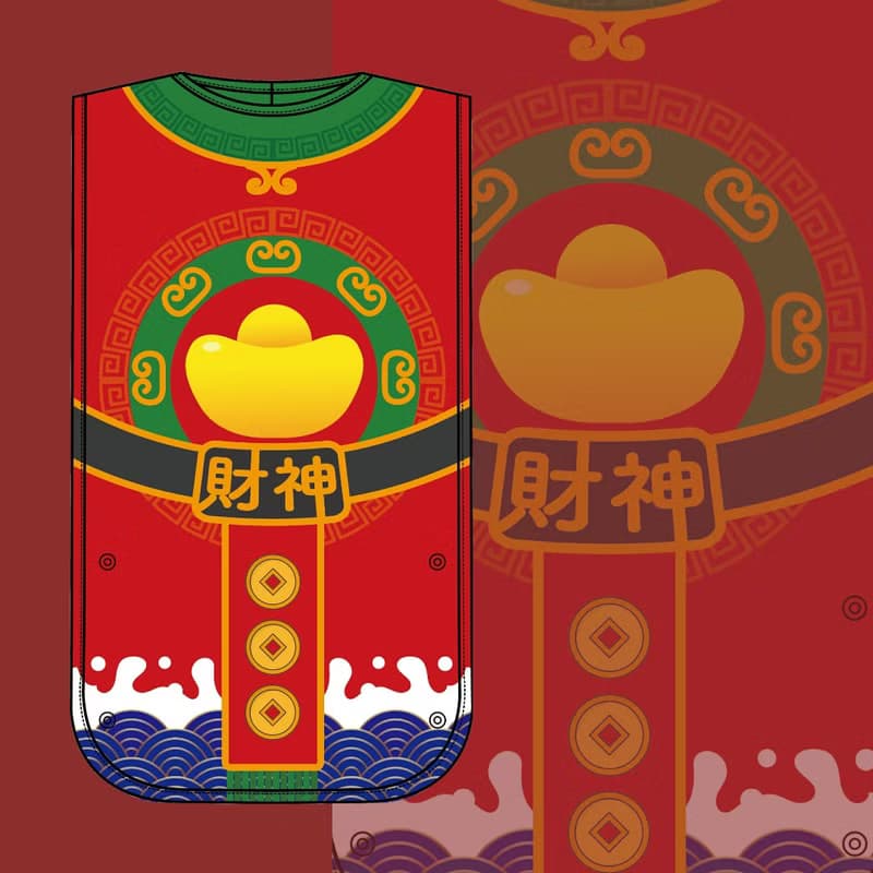 聖誕禮物防污防水圍裙圍兜麻雀象棋點心財神聖誕老人新