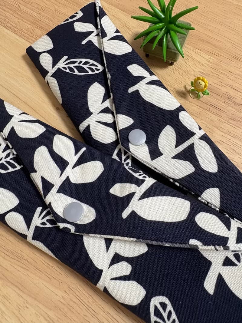 文青風環保純棉筷袋 竹林深處 喜悅 沉穩蔚藍 厚實手感 日本 潮物