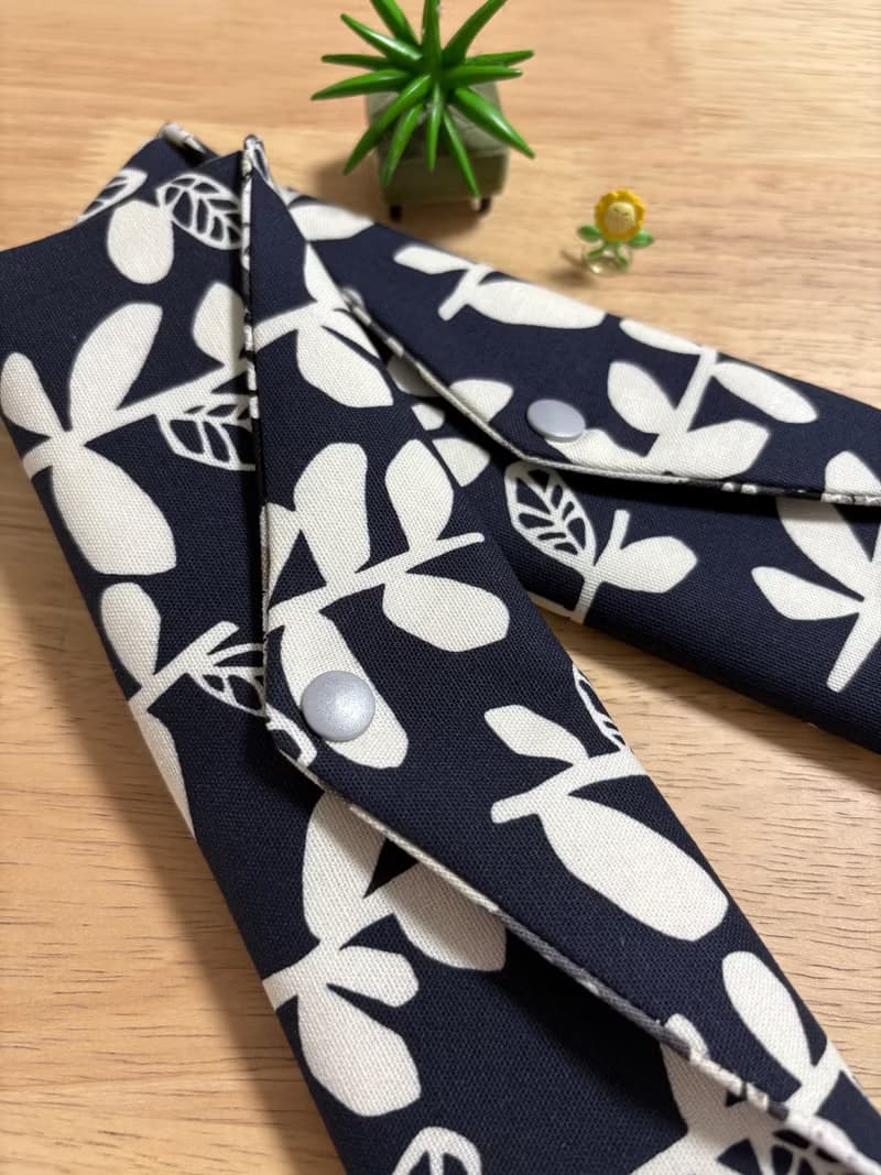 文青風環保純棉筷袋 竹林深處 喜悅 沉穩蔚藍 厚實手感 日本 潮物