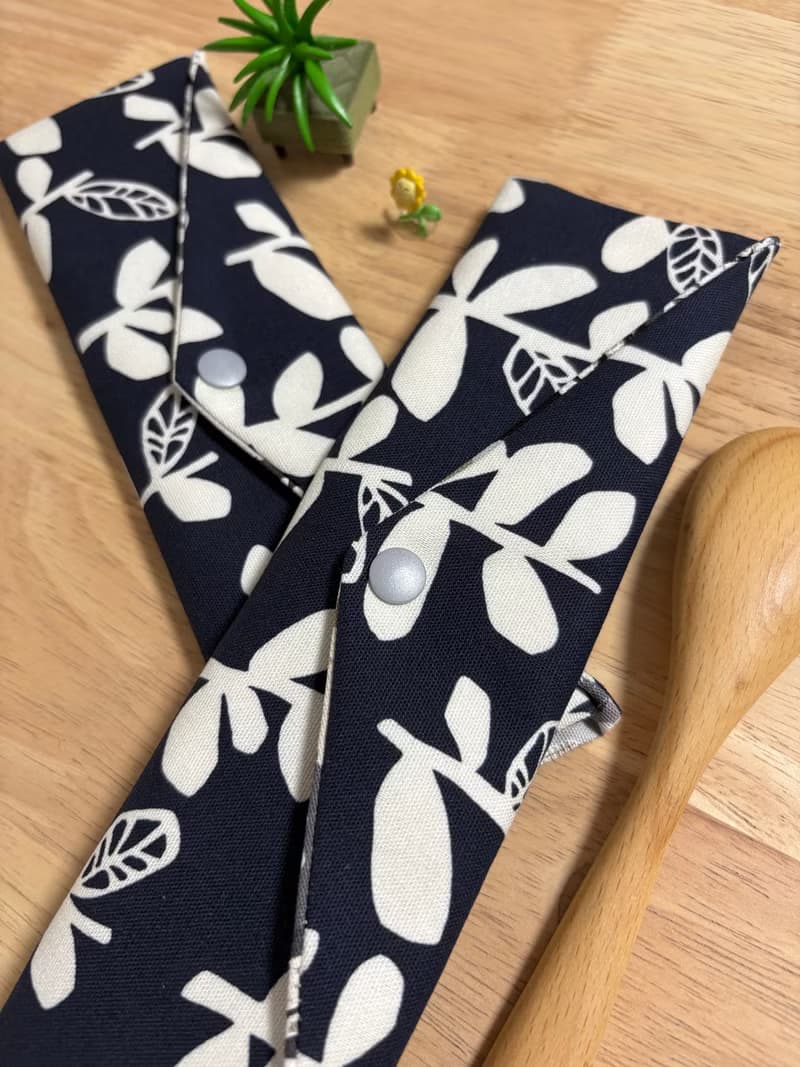 文青風環保純棉筷袋 竹林深處 喜悅 沉穩蔚藍 厚實手感 日本 潮物