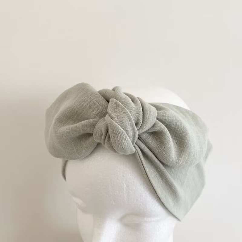 オールシーズン ターバン　スカーフ　アイマスク　万能アイテム　日本製上質コットン素材　ネッククーラー　クールスカーフ　ヘアバンド　自然素材　ミントグリーン