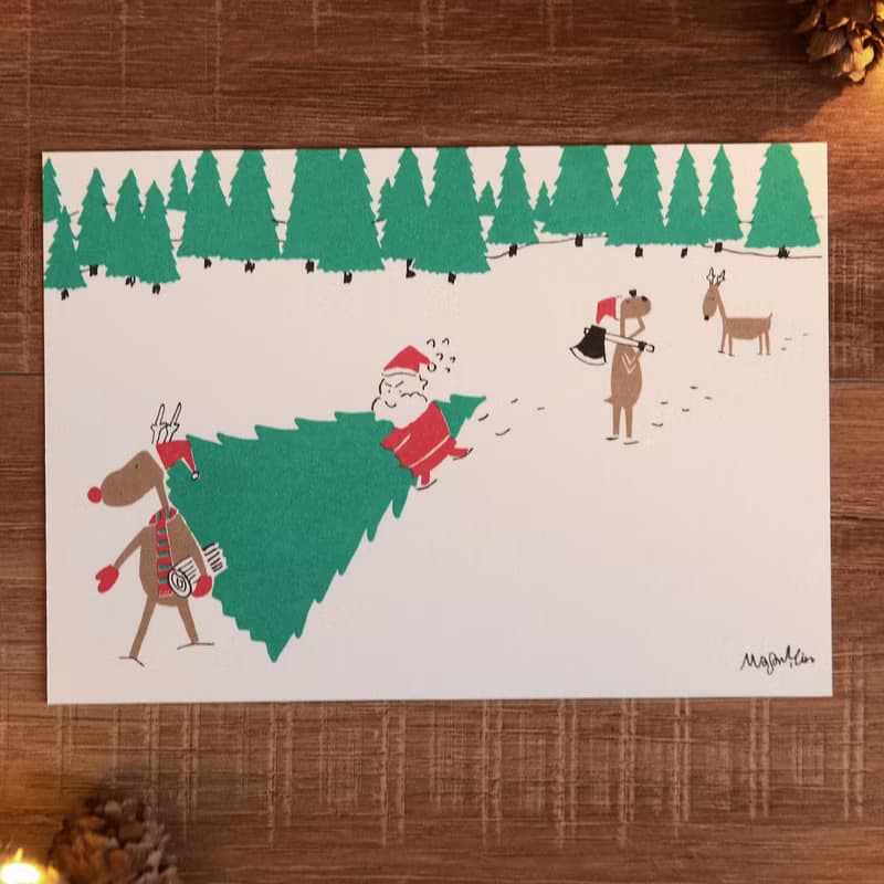 聖誕卡-2019聖誕明信片9號 : 我的聖誕樹 My Christmas Tree