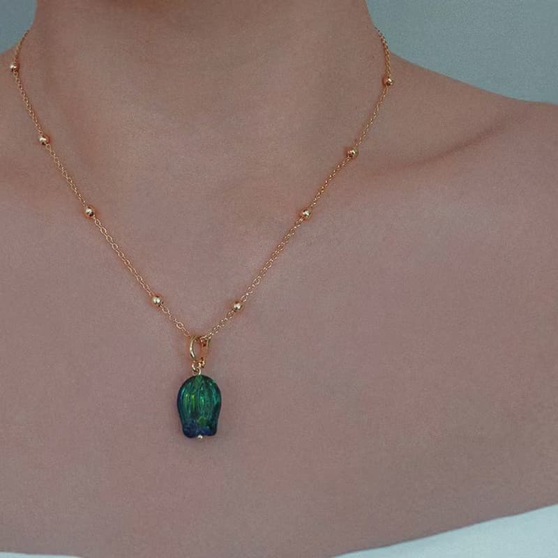 項鏈墜 | Wondrous Glass Tulip 奇幻鬱金香