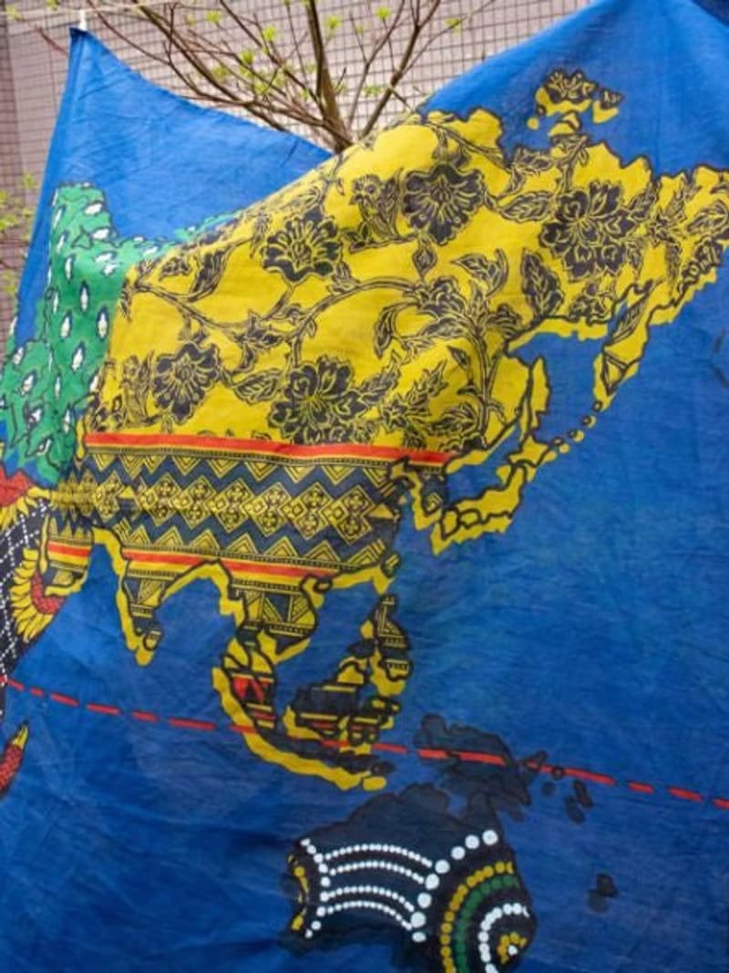 World Map Multi Cloth