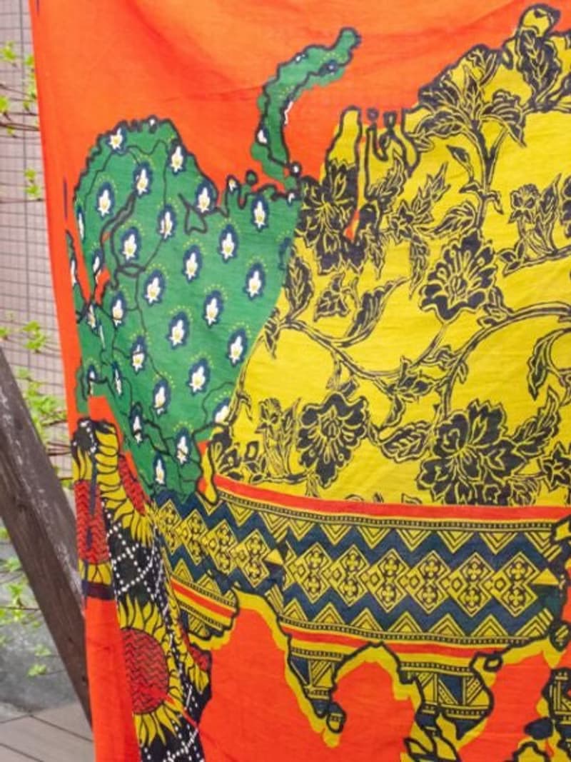 World Map Multi Cloth