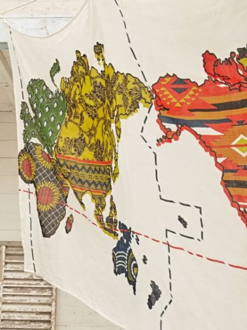 World Map Multi Cloth