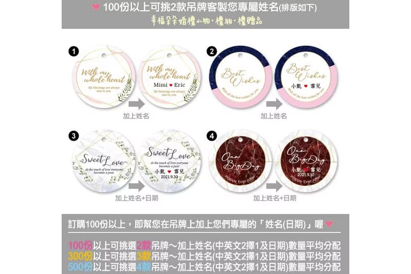 大理石風格甜甜圈餅乾(滿百份免費印名字) candybar 派對點心
