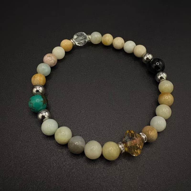 7AB 原創小眾VINTAGE復古手串土星元素中性情侶款手鏈