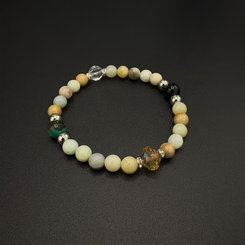 7AB 原創小眾VINTAGE復古手串土星元素中性情侶款手鏈