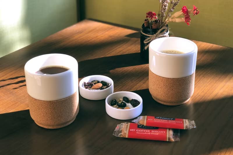 軟木杯套 + 咖啡杯 2入組 送禮首選 對杯組合