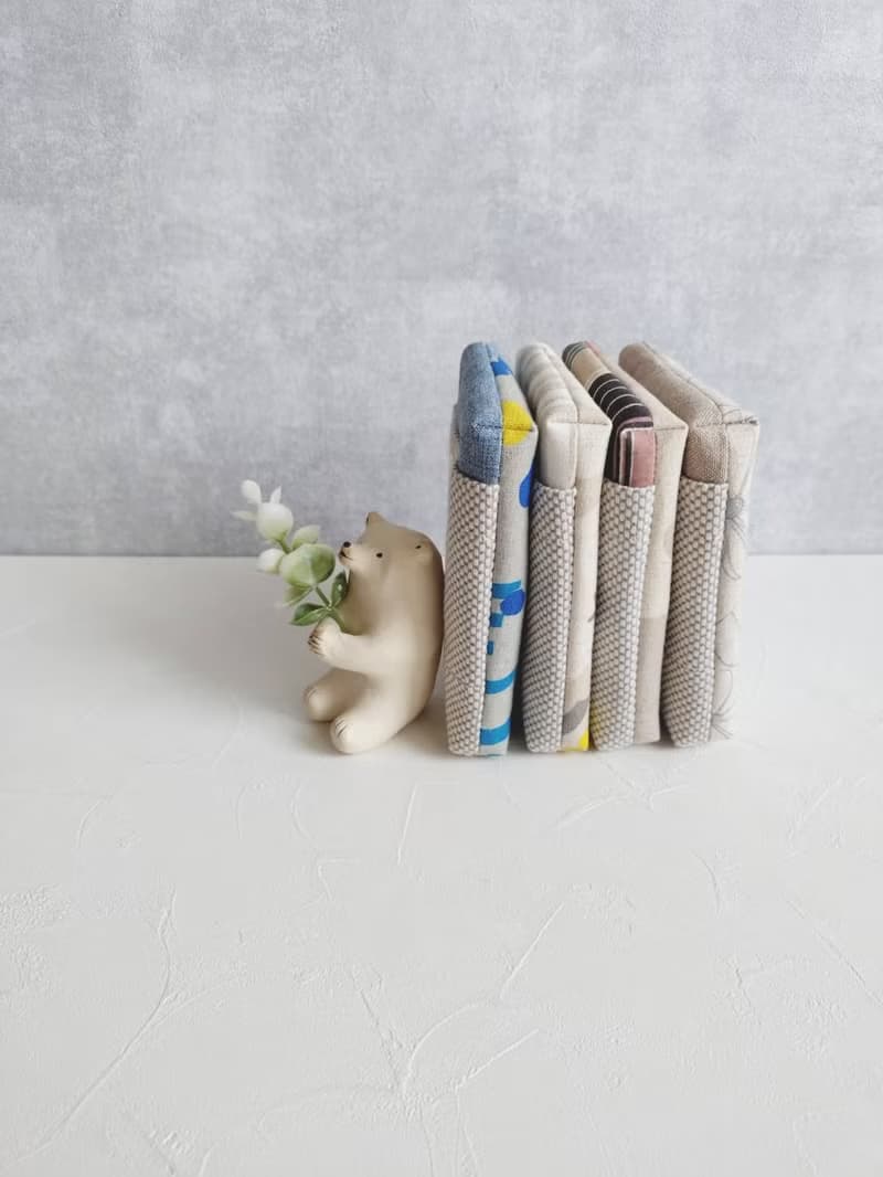 現貨!【FWL/三層小錢包】可遇不可求系列 四色 日本棉麻布 刺子布