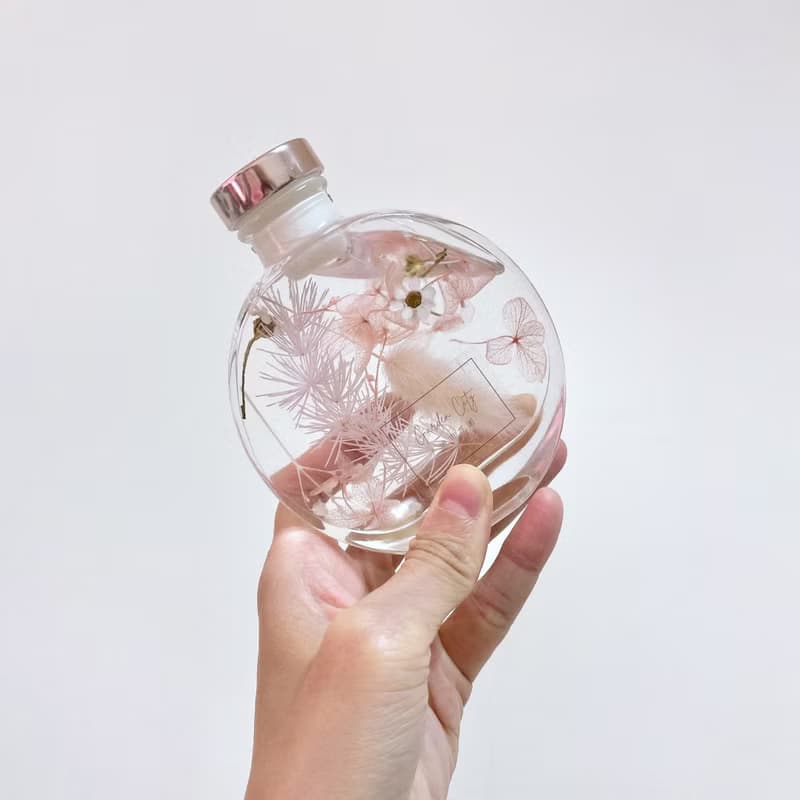 浮游花瓶擺飾 乾燥花玻璃瓶浪漫設計