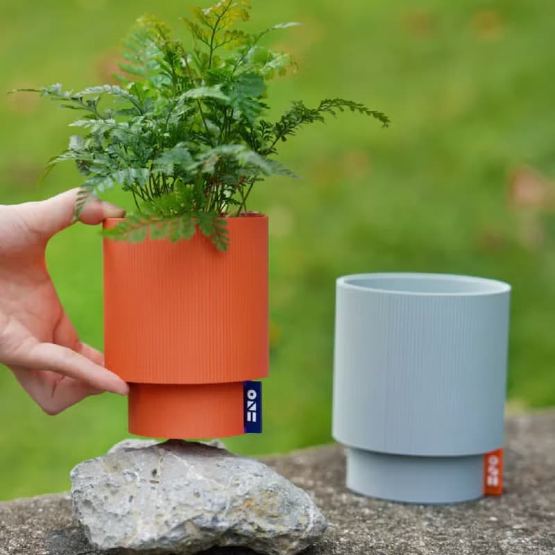 ONF 3D Print Planter - Stripe Duo Set- 3D列印盆器 直條雙盆組