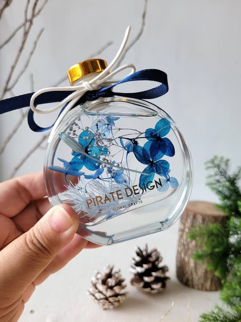 冰藍浮游花禮 交換禮物 生日禮 畢業禮物 聖誕禮盒