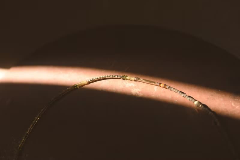 Golden Sunset 落日的金黃串珠短項鍊