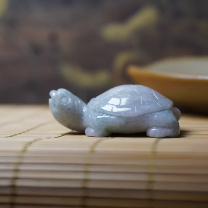 【吉祥‧長壽】翡翠烏龜 | 天然緬甸A貨翡翠 | 送禮