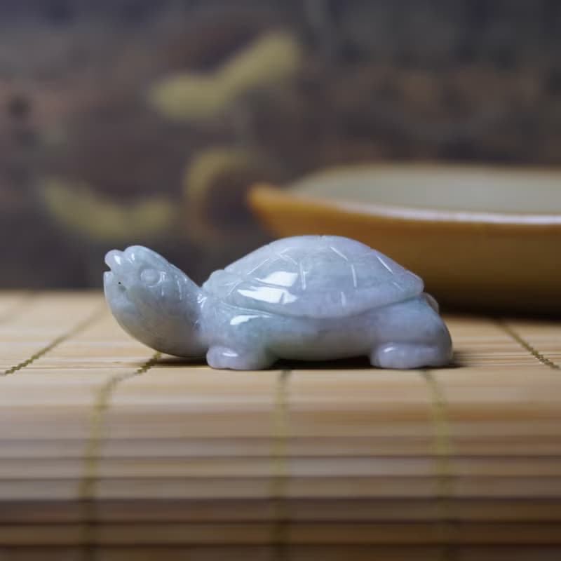 【吉祥‧長壽】翡翠烏龜 | 天然緬甸A貨翡翠 | 送禮