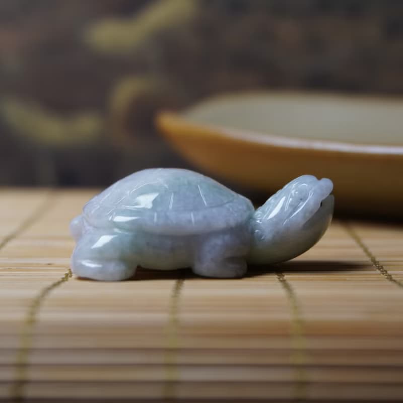 【吉祥‧長壽】翡翠烏龜 | 天然緬甸A貨翡翠 | 送禮