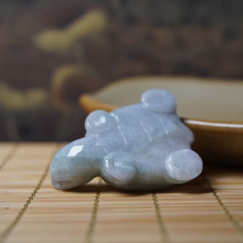 【吉祥‧長壽】翡翠烏龜 | 天然緬甸A貨翡翠 | 送禮