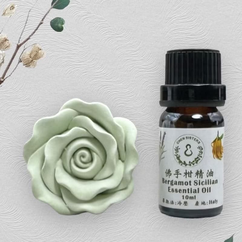 100%純精油 佛手柑精油 柑橘香氣精油 帶來清新體驗 贈玫瑰擴香石