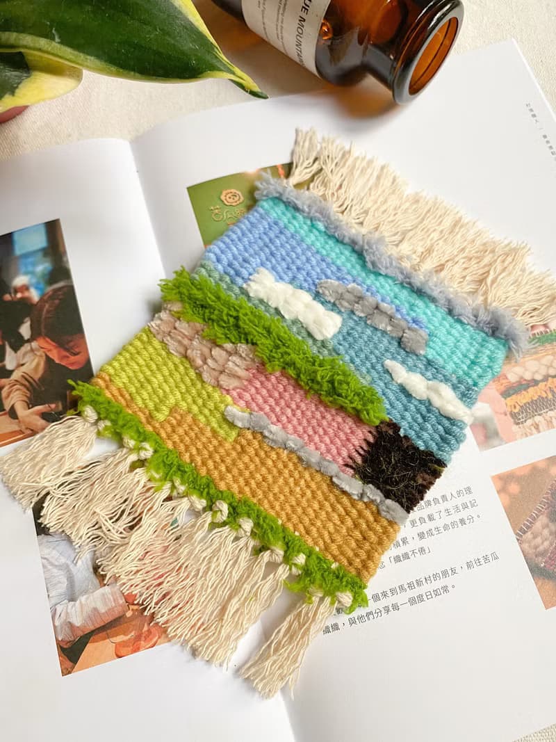 【體驗】實體 | 中壢 |  手作梭織萬用墊 基礎織布體驗  DIY | 杯墊 桌墊